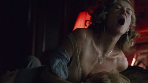 Rosamund Pike - Nude Butt Scenes in The Man with the Iron Heart (2017)