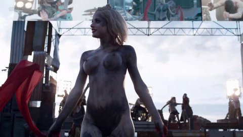 Lucy Aarden, Vera Milanova - Nude Butt Scenes in Death Race: Beyond Anarchy (2018)