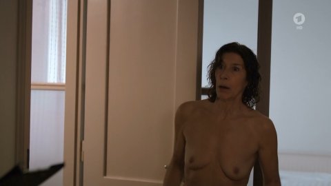 Adele Neuhauser - Nude Butt Scenes in Scene of the Crime e1136 (2019)