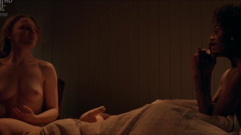 Simona Brown, Tallulah Haddon - Nude Butt Scenes in Kiss Me First s01e02 (2018)