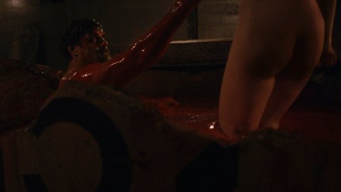 Gia Crovatin - Nude Butt Scenes in Van Helsing s02e02 (2017)