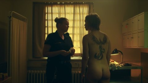 Nina Dogg Filippusdottir - Nude Butt Scenes in Prisoners s01e02 (2017)