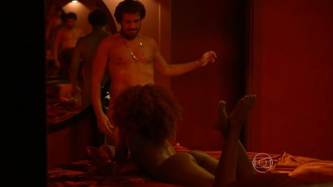 Maria Bia - Nude Butt Scenes in Sexo e as Negas s01e02 (2014)