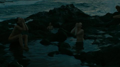 Julie-Marie Parmentier, Roxane Durane - Nude Butt Scenes in Evolution (2016)