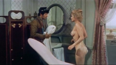 Karin Schubert - Nude Butt Scenes in The Three Musketeers of the West (1973)